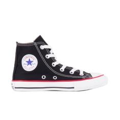 Tênis Infantil Converse Chuck Taylor Cano Alto Preto/Vermelho 29