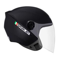 Capacete Aberto Ebf Spark Jet Solid Moto-Unissex