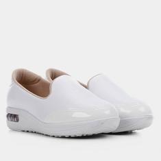 Tênis Slip On Modare Verniz Bolha Feminino-Feminino