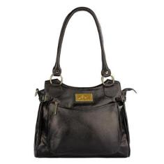 Bolsa grande de couro Lúcia-Feminino