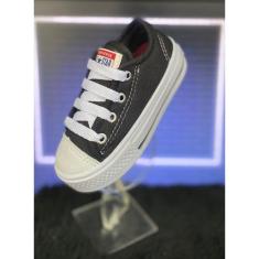 Tênis Infantil Solado Baixo Preto ALLSTARI