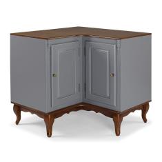 Balcão De Canto Para Cozinha Com 2 Portas Hannover - M560707 Garapa - Verniz