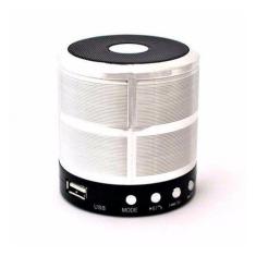 Mini Caixa De Som Portátil Speaker Ws-887 Prata - Ws - 887