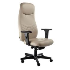 Poltrona Presidente Giratória com Braços  Linha Veneza Amarelo - Desig