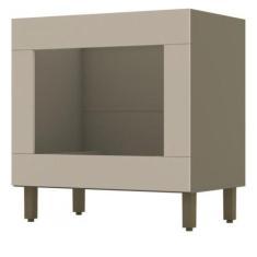 Balcão Para Forno Em Mdf Henn Connect Duna-cristal - POLIMAN MÓVEIS