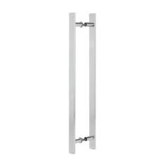 Puxador para Porta Pivotante Barra Chata Reto Polido 20 cm - Bruno Aca