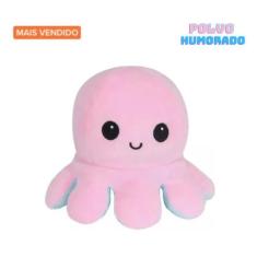 Polvo De Pelúcia Bipolar Tiktok - Fofo E Reversível - Polvo De Pelúcia