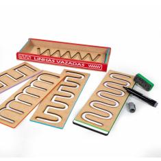 Linhas Vazadas Brinquedo Educativo E Pedagógico Em Mdf