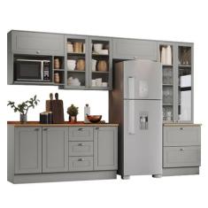 Cozinha Modulada Americana 02 Cinza - Henn