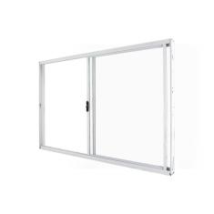 Janela De Correr Abertura Direita Exclusiva 2 Folhas Vidro Liso 100x120cm Crv Portas E Janelas Branco