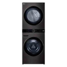 Lavadora e Secadora Smart LG WashTower WK17BS6A 17Kg Preto 220V