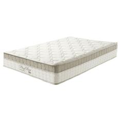 Cama Box Bege E Colchão King Best Molas Ensacadas Solteiro 88x188x33 Anjos