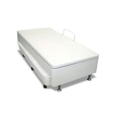 Cama Box Baú c/Auxiliar Universal Solteiro Courano White (88x188) - Or