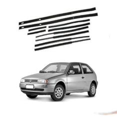 Canaleta Porta Gol Voyage Parati Saveiro 88 A 96 Kit 10 Peças - Unifle