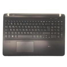 Teclado Notebook Sony Svf152C29X Svf153 Palmrest Br Pret - Fti