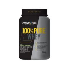 Whey Protein Concentrado Probiótica 100% Pure - 900g Iogurte com Limão