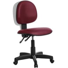 Cadeira De Escritório Ergonômica Executiva Rj Vermelho - Goldflex