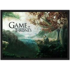 Quadro Decorativo Game of Thrones Séries Filmes Cinema Decorações Com 
