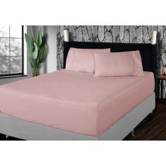 Jogo De Lençol Micropercal 600 Fios Diemond Queen 3 Peças  - Outcasa c
