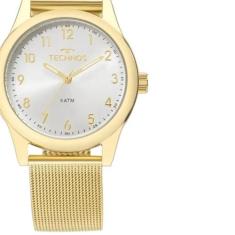Relógio Feminino Technos De Pulso Redondo Dourado 2035MKL/4K