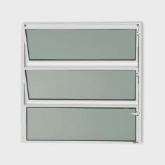 Janela de Alumínio Basculante 60x60cm Vidro Mini Boreal Master Brimak