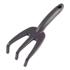 Ancinho Com 3 Dentes Para Jardinagem Tramontina Em Plástico Grafite