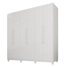 Guarda-Roupa Casal 100% MDF 6 Portas e 4 Gavetas Espanha - Tudo de Móv