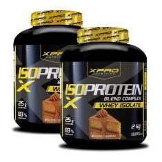 Kit 2x Whey Protein Isolado Blend Complex 2Kg - XPRO-Unissex