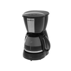 Cafeteira Britânia CP15 Vidro Preto Com Inox 110V, Preto, 110V