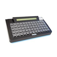 Teclado programável Gertec TEC-E 65 Teclas com Display USB Preto