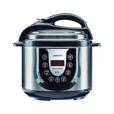 Panela De Pressão Elétrica Com Timer Inox 800w 127v Agratto