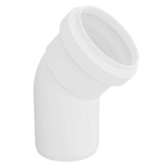 Joelho 45° para Esgoto 75mm Branco