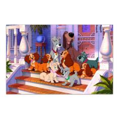 Quebra Cabeça A Dama E O Vagabundo 48 Peças