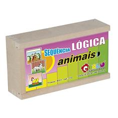 Sequência Lógica Animais Carlu Brinquedos