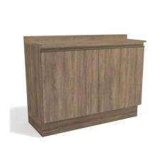 Balcão de Cozinha Maxxi G745 2 Portas c/Tampo 120cm Nogal/Nogal - Kapp