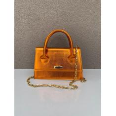 Bolsa Mini Bag Transversal Feminina Ombro Lateral Mão Alça Corrente Re