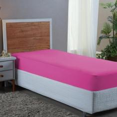 Lençol Solteiro 400 Fios Aveludado Cama Box com Elástico Avulso - NARA