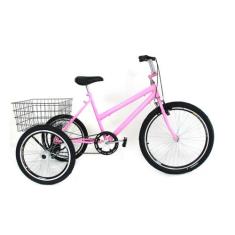 Bicicleta Triciclo Luxo Aro 26 Completo - Casa do Ciclista, Rosa