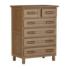 Cômoda Imbuia 6 Gavetas Madeira Maciça Pinus Cavazotto