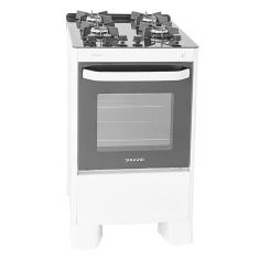 Fogão Max Glass 4 Queimadores Branco Bivolt FGVMG410BR Suggar