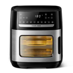 Fritadeira Airfryer Forno Philips Walita Oven AI551 Série 5000 12L Inox Digital com 10 Funções 220V