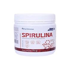 Mundo Animal Spirulina Nutrisana Para Cães Gatos Aves E Roedores 75G