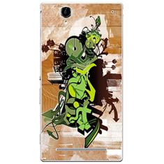 Capa Adesivo Skin072 Verso Para Sony Xperia T2 D5322