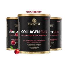 Kit Collagen Skin (3x330g) Cranberry Essential Nutrition