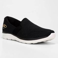 Tênis Olympikus Angel 3 Feminino - Preto e Dourado