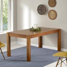 Mesa de Jantar Madeira Maciça Primavera Madeiramadeira Marrom