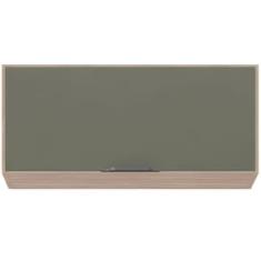 Armário de Geladeira Demóbile Firenze com 1 Porta Basculante - Avena/Menta