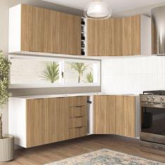 Cozinha Modulada 8 Peças Sem Tampo Ipanema Cabecasa Madeiramadeira Acácia