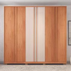 Guarda Roupa/ Roupeiro Mozart Caemmun 6 Portas e 4 Gavetas