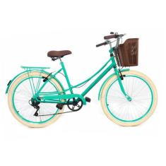 Bicicleta Vintage Retro Food Bike estilo antigo Aro 26 com 6 Marchas -